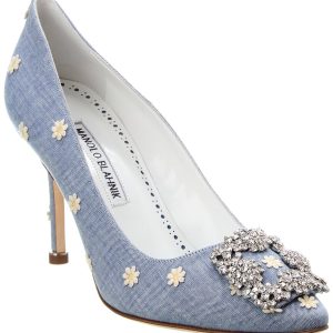 Manolo Blahnik hangisi 90 Fasenpumpe 7764984660028