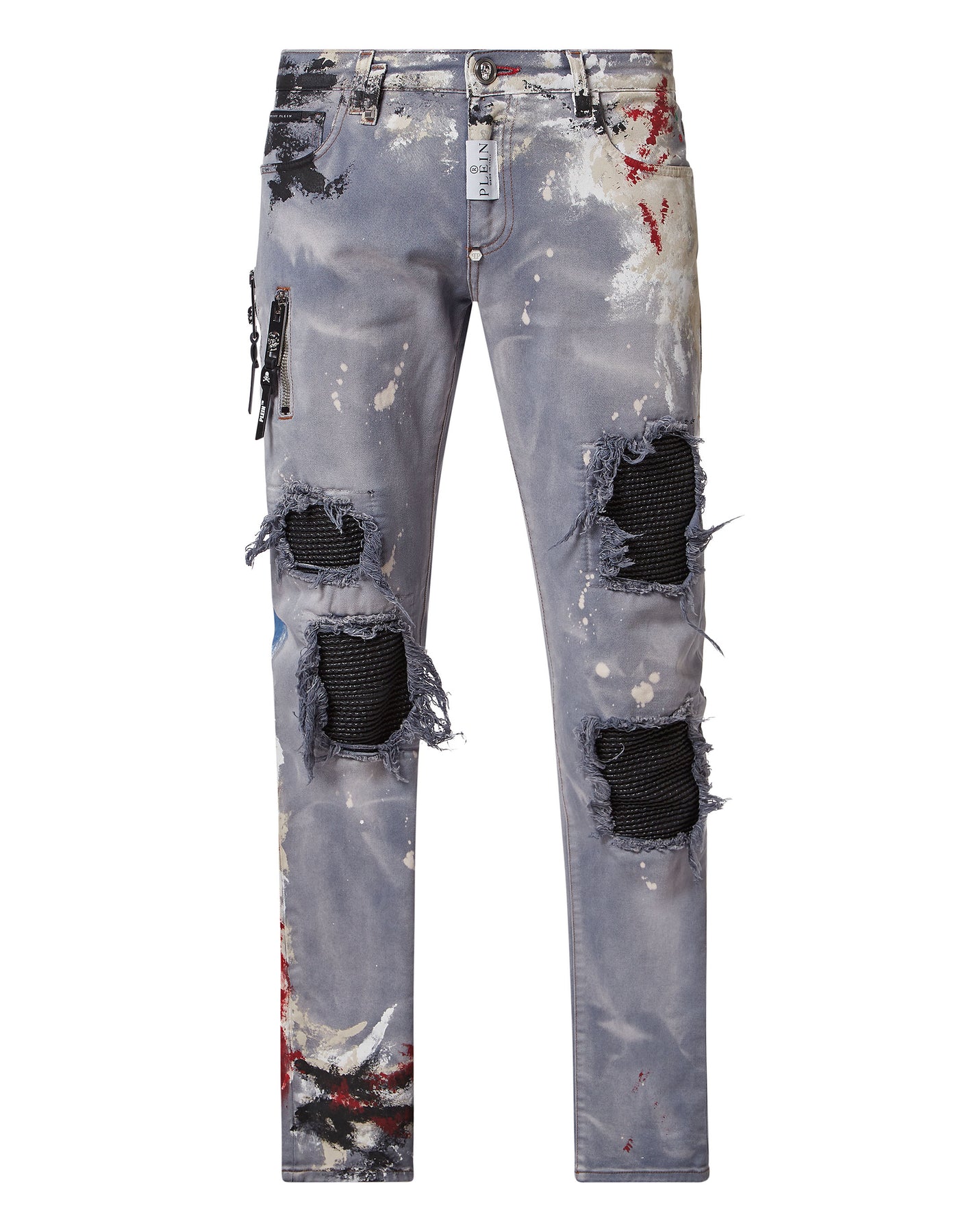 Jeanshose Rock Star fit Bemalt