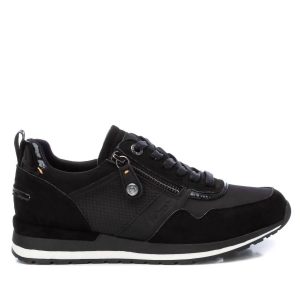 Damen verstellbare Schnürsenkel Sneakers in schwarz 7764983447612