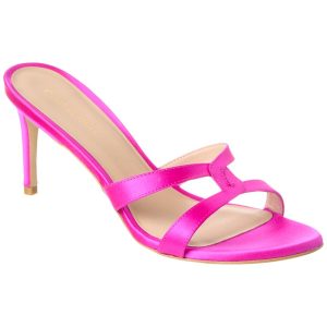 Stuart Weitzman Soiree Sleek 75 Satin Sandale