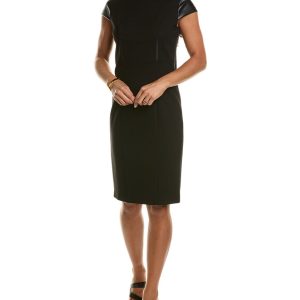 Elie Tahari Ponte Sheath Kleid 7827092570172