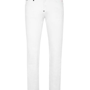 Denim Hose gerade geschnitten höchste ikonische Plein 7670508388412