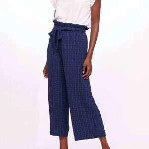 Adalyn geschnittene Hosen in Indigo