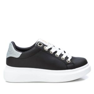Damen Trainer Sneakers in schwarz – 7764930822204