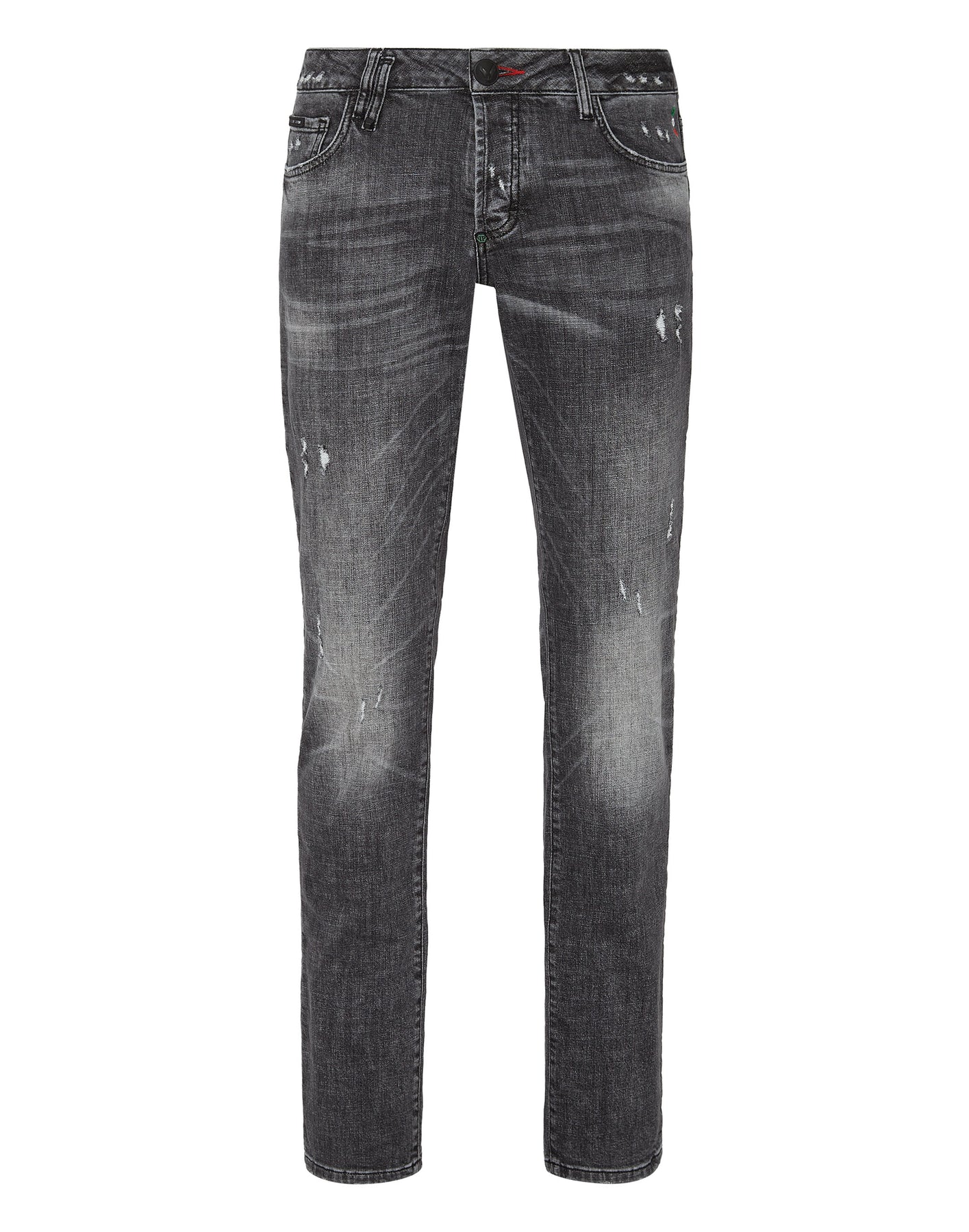 Jeanshose Straight Cut Destroyed