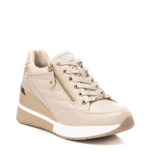 Damen , Keil Sneakers in beige 7764931280956