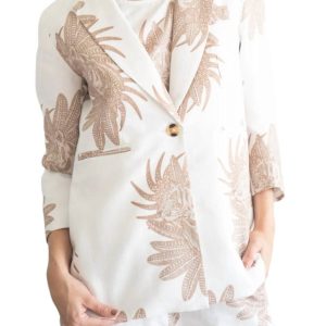 Greek Blazer in Tiger weiß 7764990132284