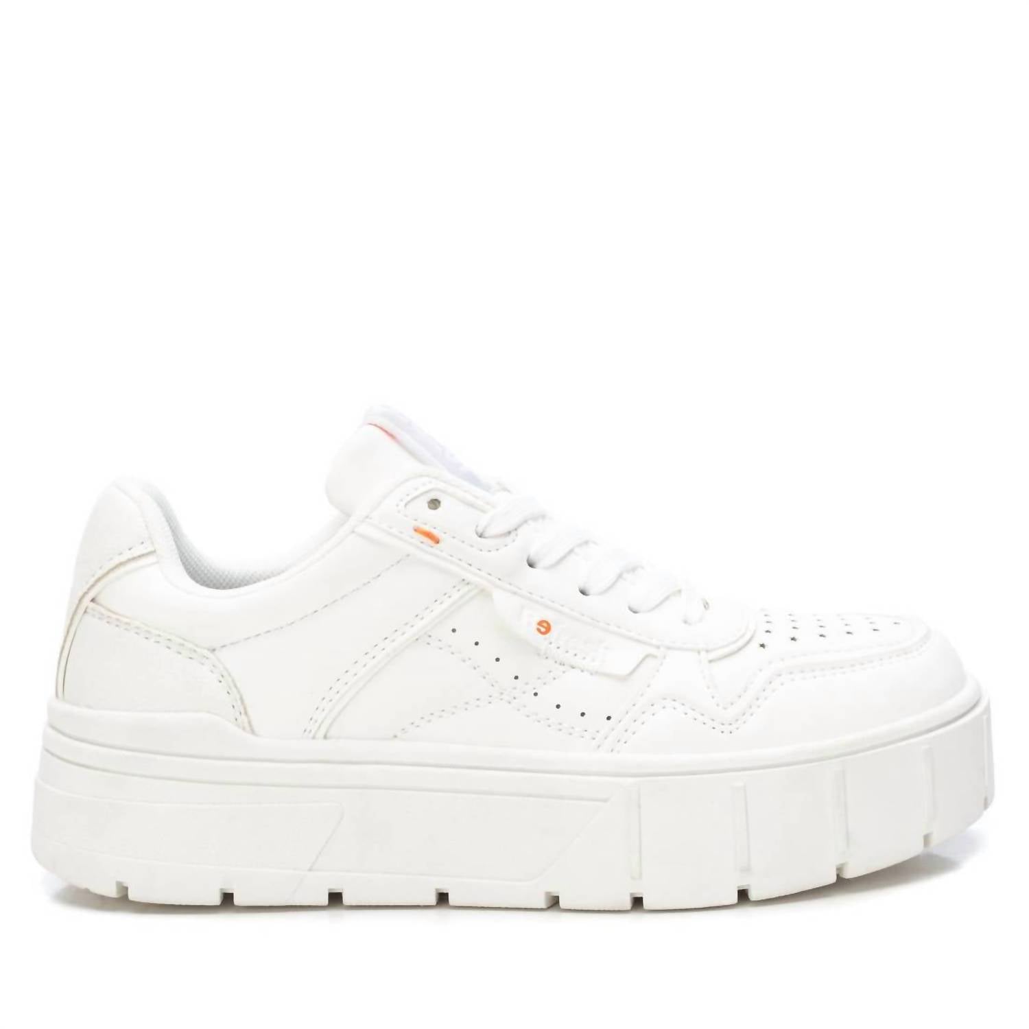 Damen Sneaker aus Gummi in Weiß