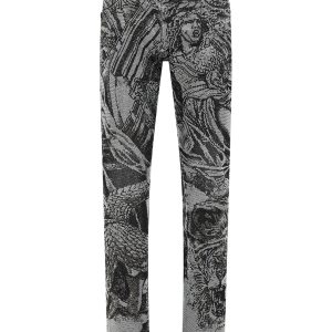 Denim Hose super gerade geschnitten Tattoo 7670509305916