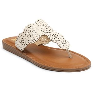 Rally rutschen auf perforierten Flip-Flops