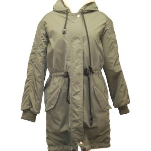 Coach 1941 Scheren wendbar Parka aus grünem Polyester 7765021720636