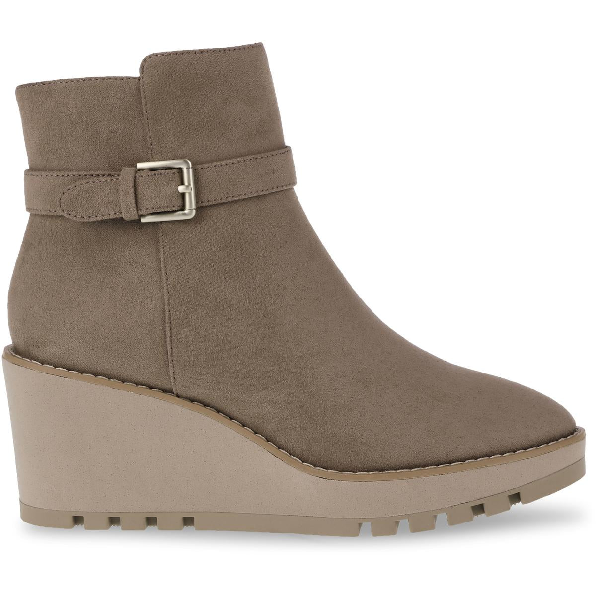Pulse Imitat Wildleder Knöchel Keil Stiefel