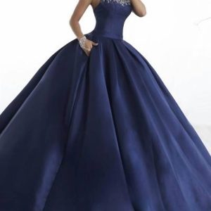 Quinceañera Kleid in Marine 7765022736444