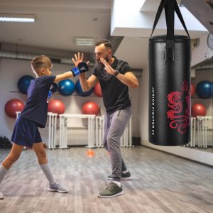 2 Füße Kinder Handschuhe überspringen Seil Boxen Set