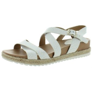 Beechwood Leder Schlangenmuster Plateausandalen