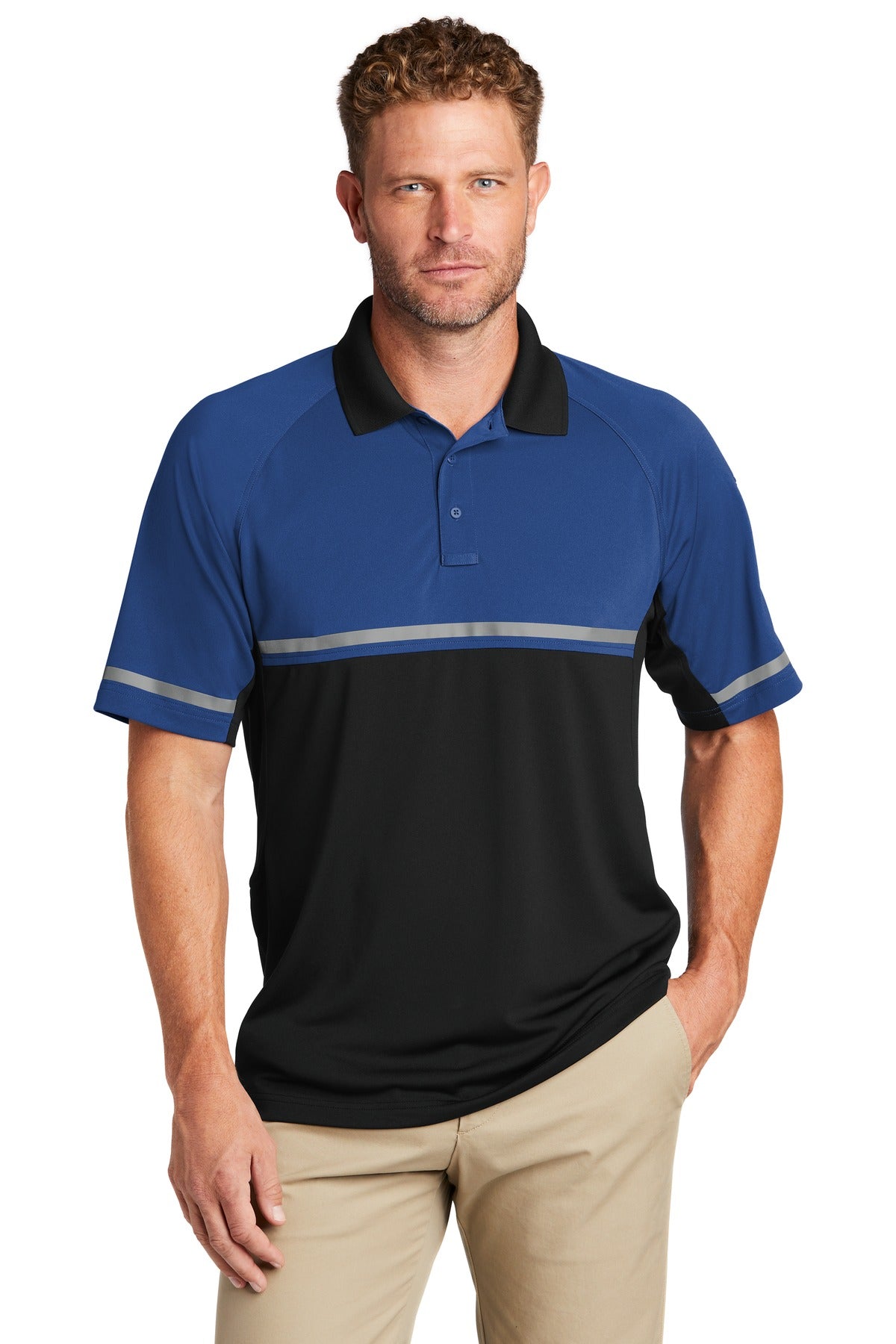 CornerStone Select Lightweight Snag-Proof Enhanced Visibility Polo für Herren. CS423