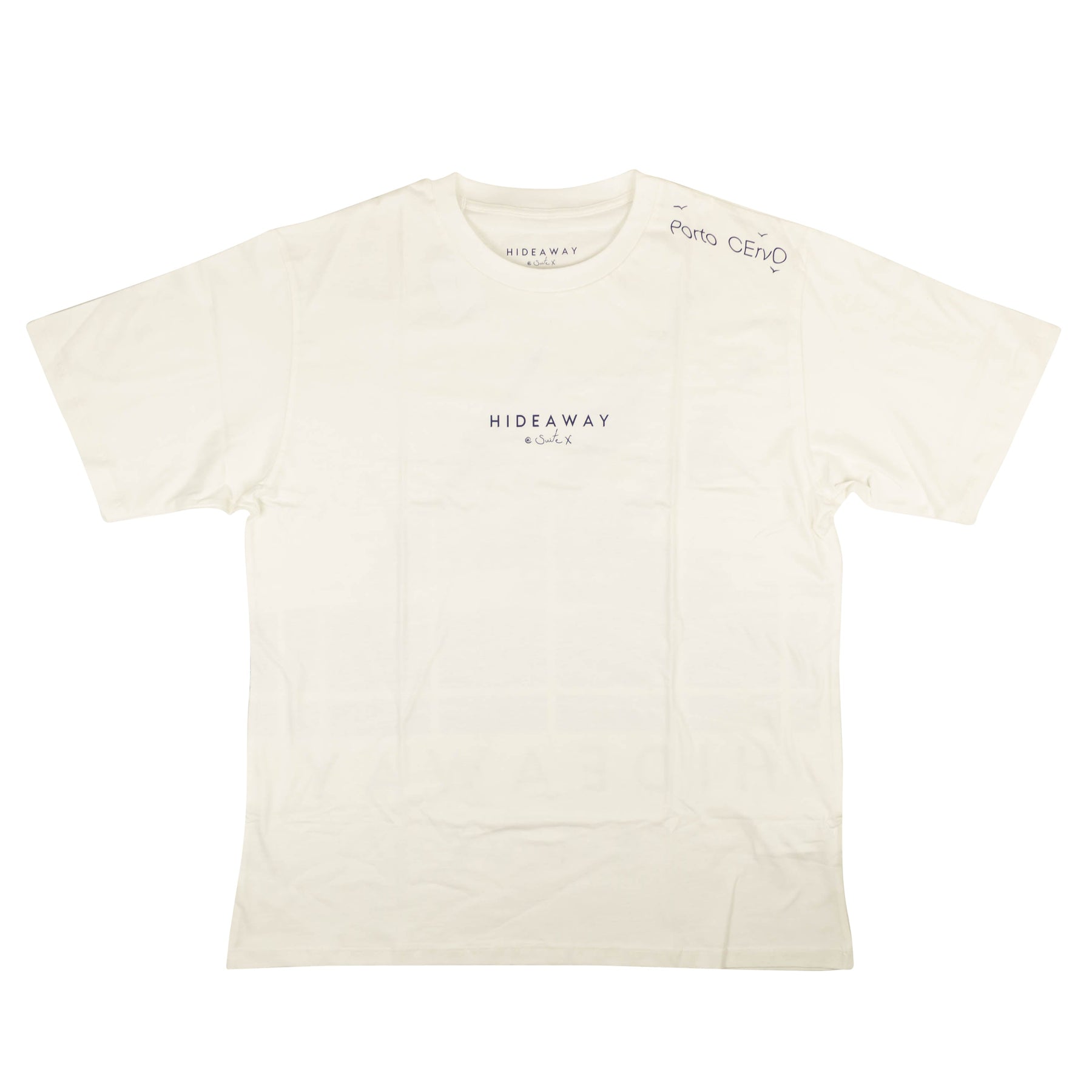 Hideaway Porto Cervo Kurzarm-T-Shirt – Weiß