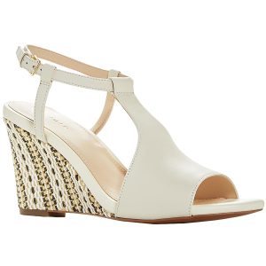 Maddie Leder Knöchelriemen Keil Sandalen