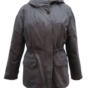 Yves Salomon Army Windbreaker Jacke aus schwarzem Polyester