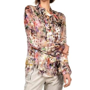 Shadow Rose Blouse in Blüten