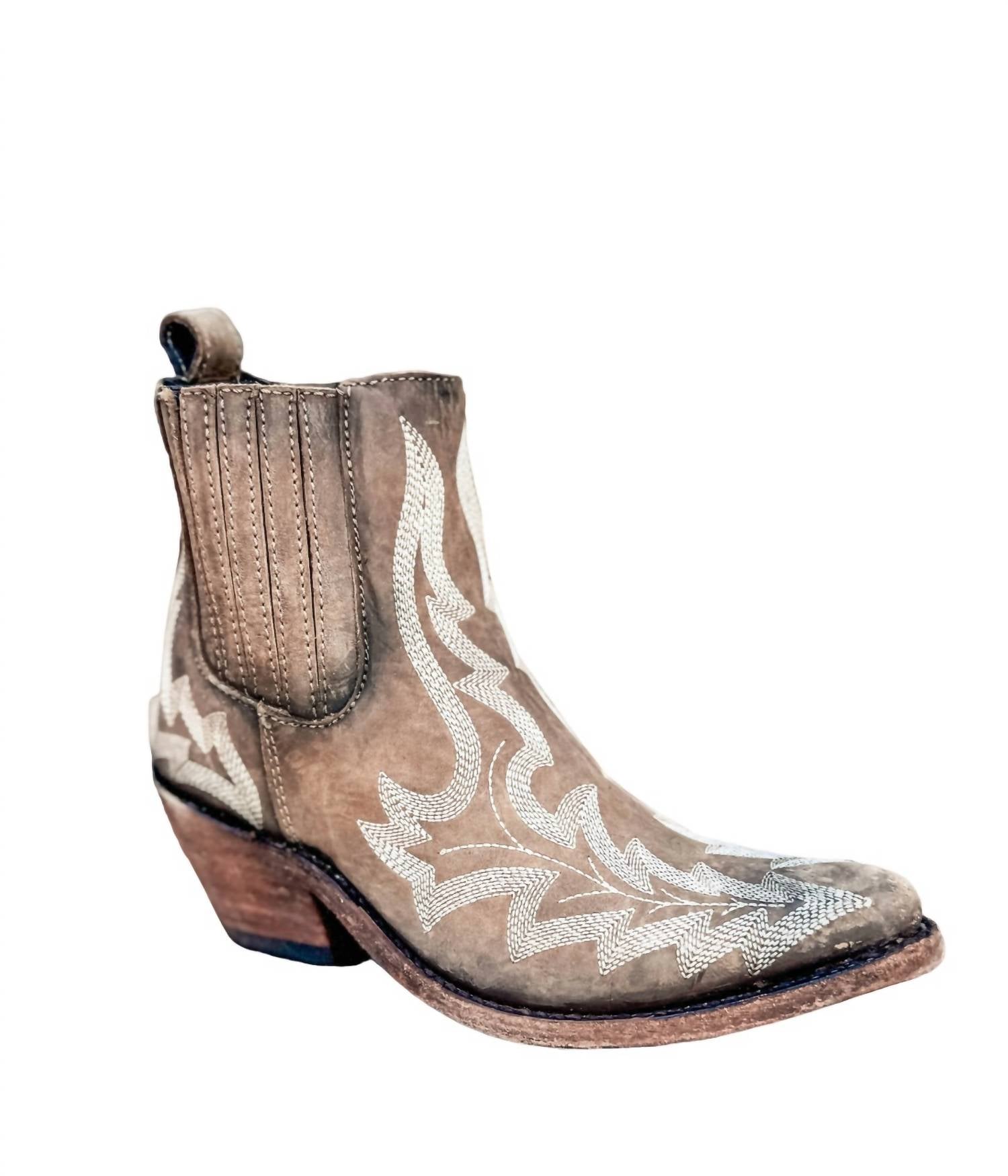 Damen Simone Stitched Stiefelette in Braun