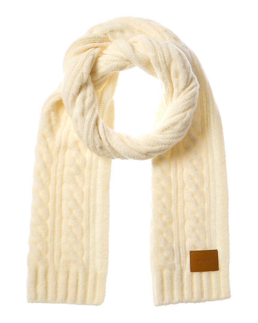 Vince Airspun Cable Wolle-Blend Schal