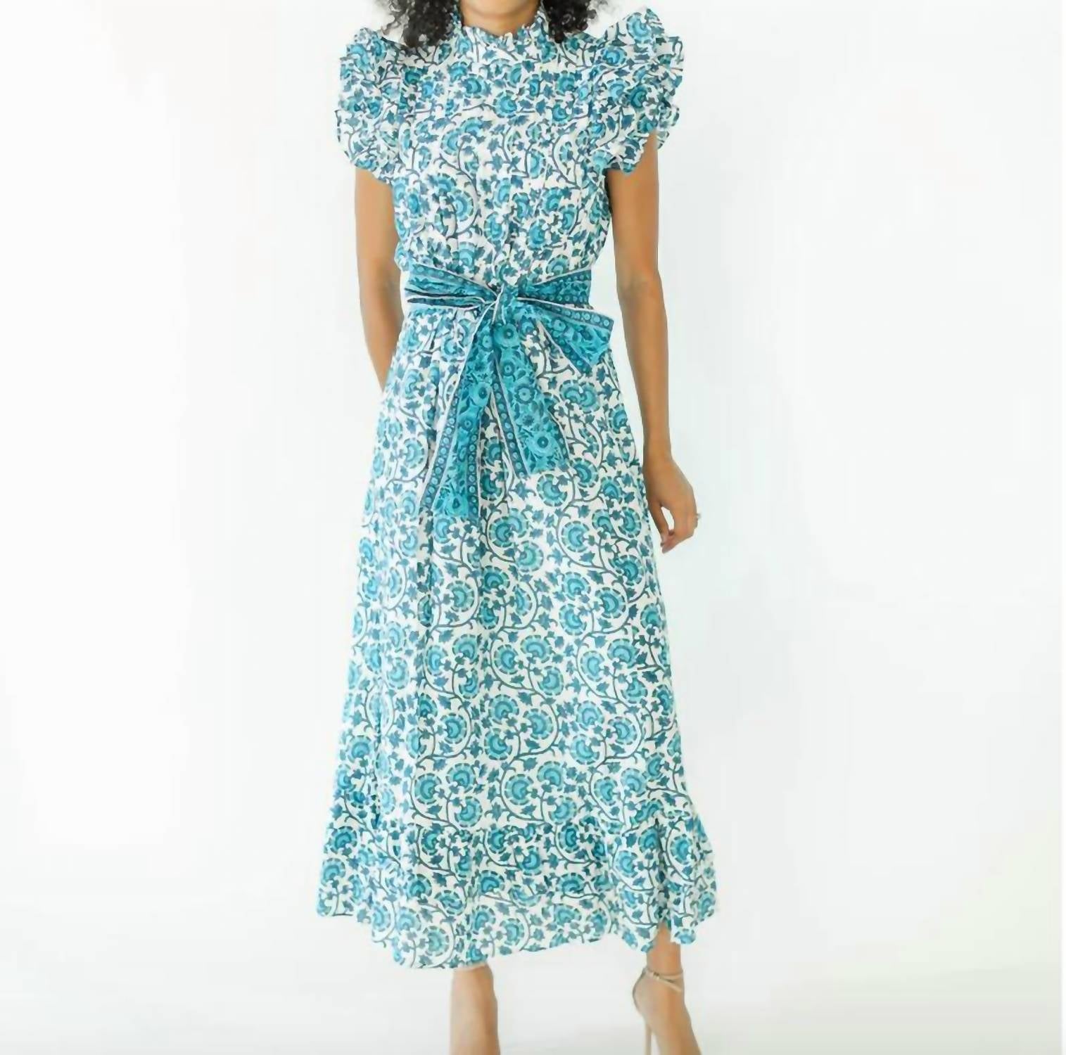 Jasmine Maxi Kleid im Geißblatt