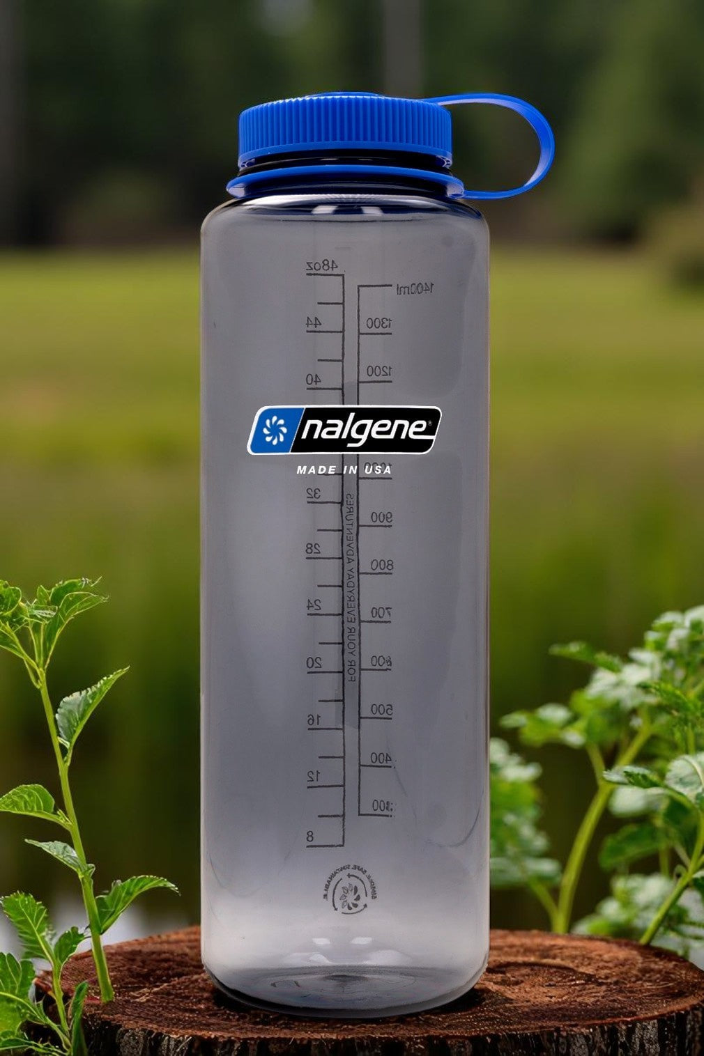 Nalgene 48oz weit Mouth Wasserflasche – Grau