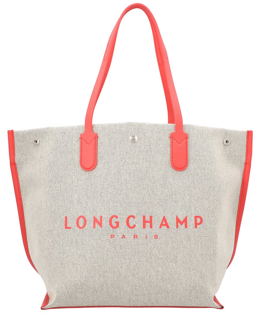 Longchamp Essential Große Canvas Tragetasche