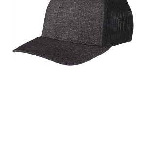 Port Authority Flexfit Melange Mesh Back Trucker Cap
