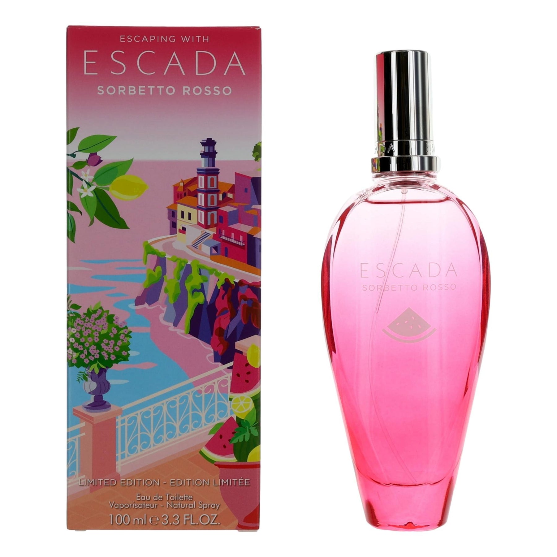 Escada Sorbetto Rosso von Escada, 3.3 oz Eau de Toilette Spray für Damen Sonderedition
