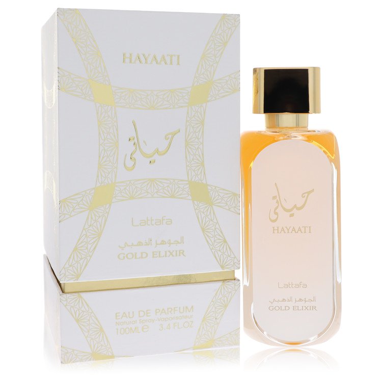 Lattafa Hayaati Gold Elixir von Lattafa Eau de Parfum Spray 3.4 oz Damen