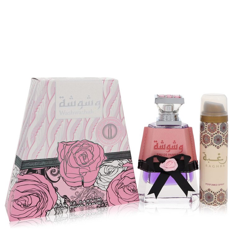 Washwashah von Lattafa Eau de Parfum Spray Plus 1,7 oz Deodorant 3,4 oz Damen