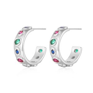 Die Royale Stone Hoops