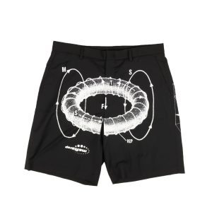 Msfts Rep Anzug kurz Swonprint – Schwarz/Weiß