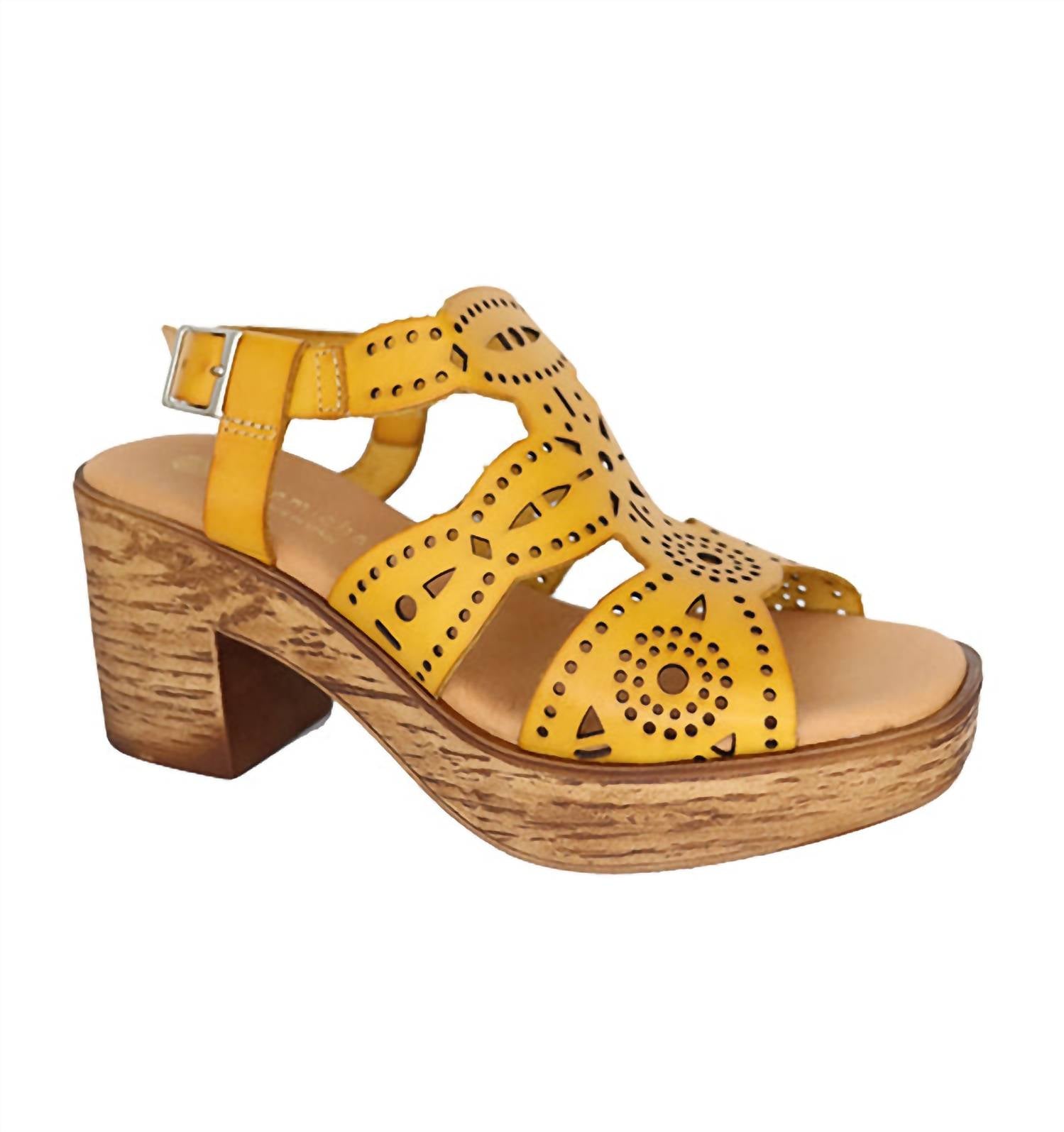 Whitney Sandalen in Gelb