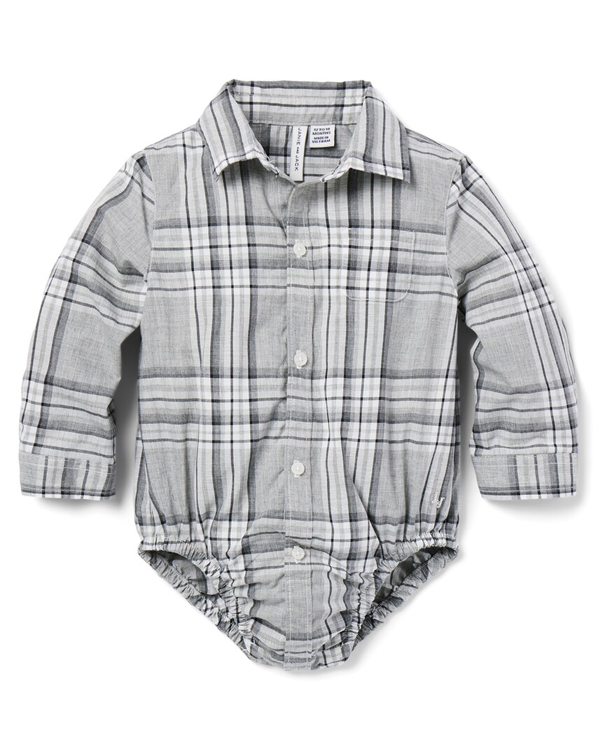 Janie and Jack Tartan Popeline Body