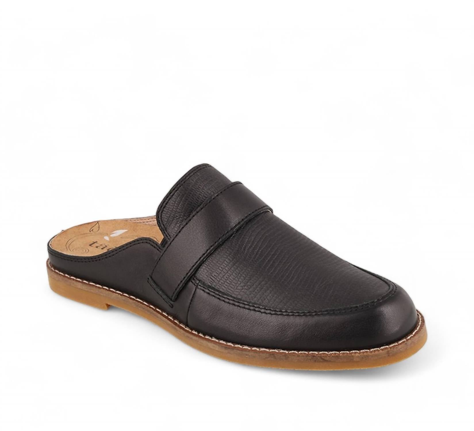 Damen Royal Slip auf Loafer – Mittlere Breite in schwarz Schlange Emboss