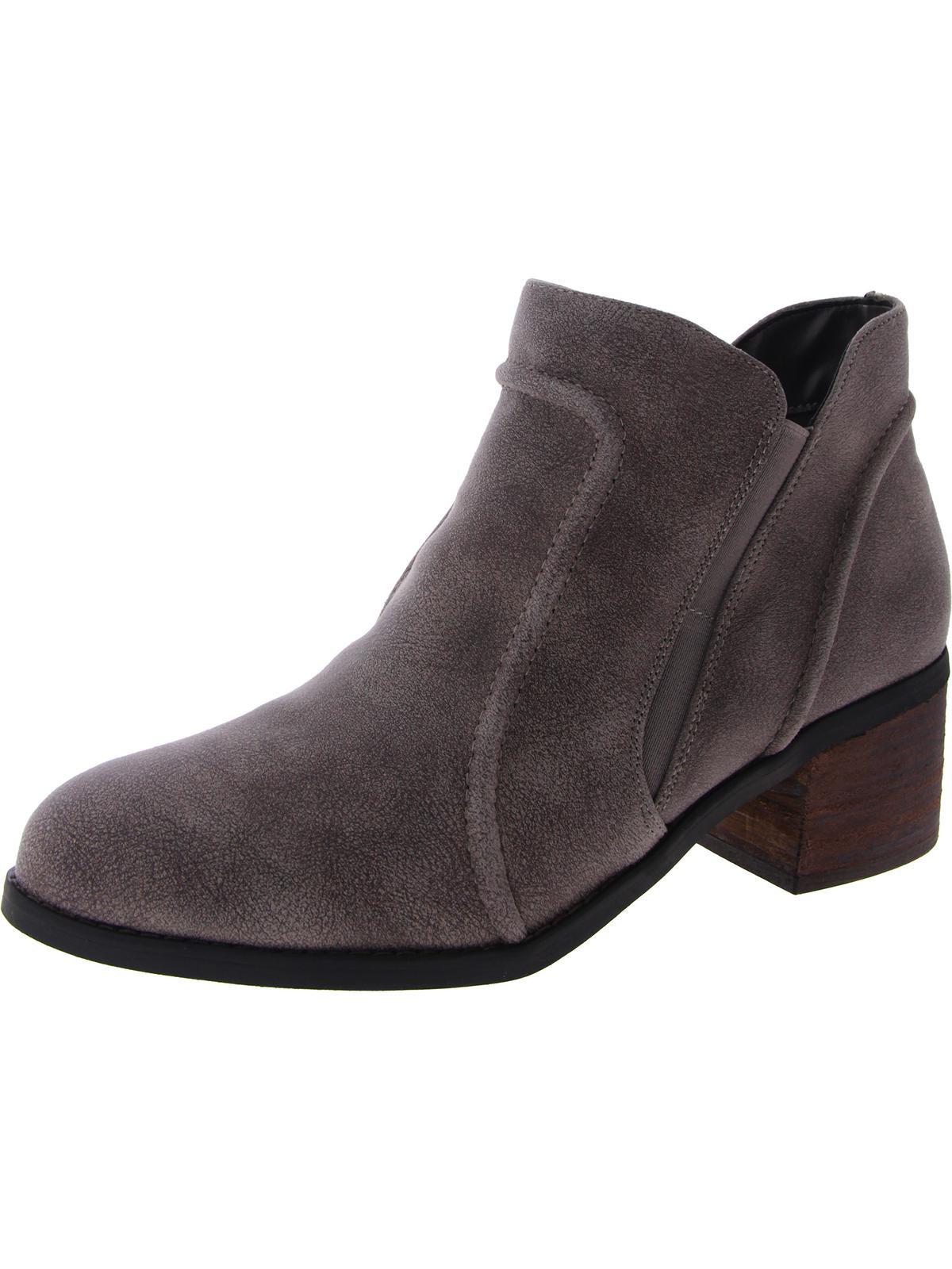 Kenzie Damen Komfort Einlegesohle Imitat Wildleder Stiefeletten