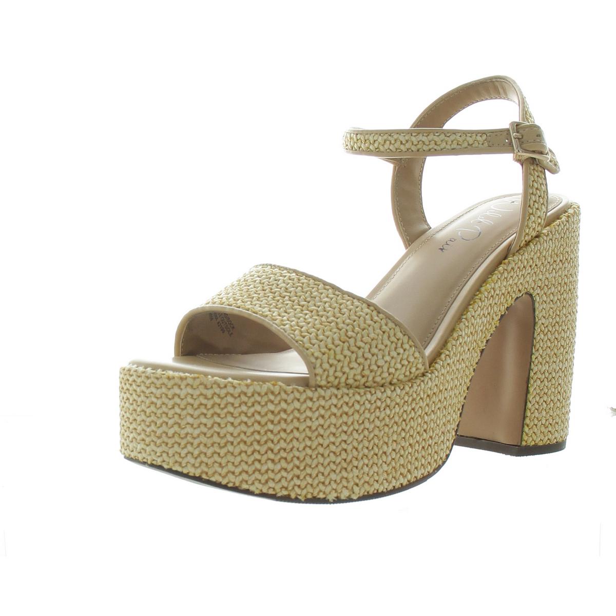 Vidaa Open Toe Raffia Knöchelriemen