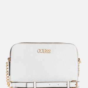 Zakaria Embossed Logo Doppel-Zip Crossbody