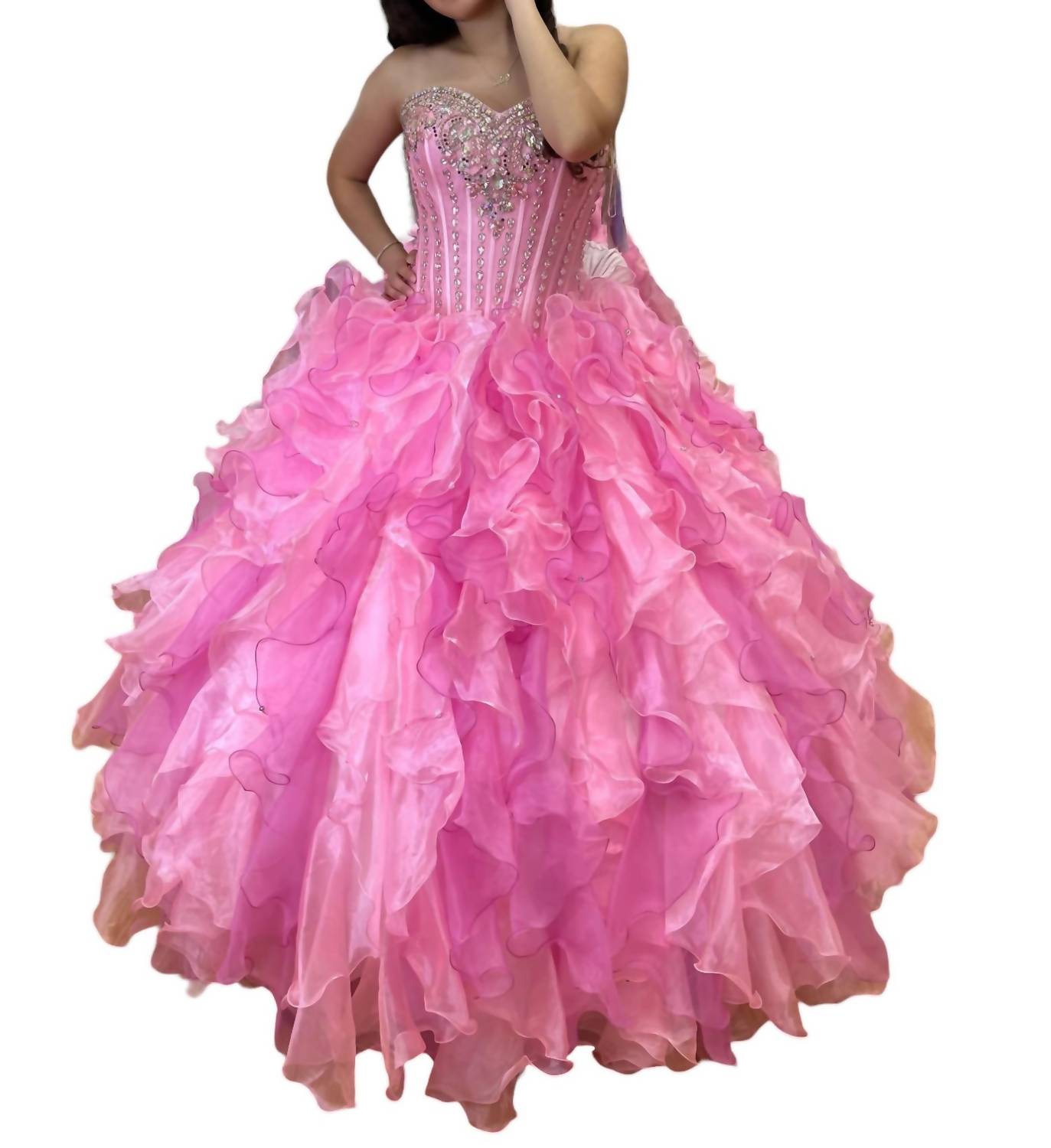 Chinceañera Kleid in Rosa