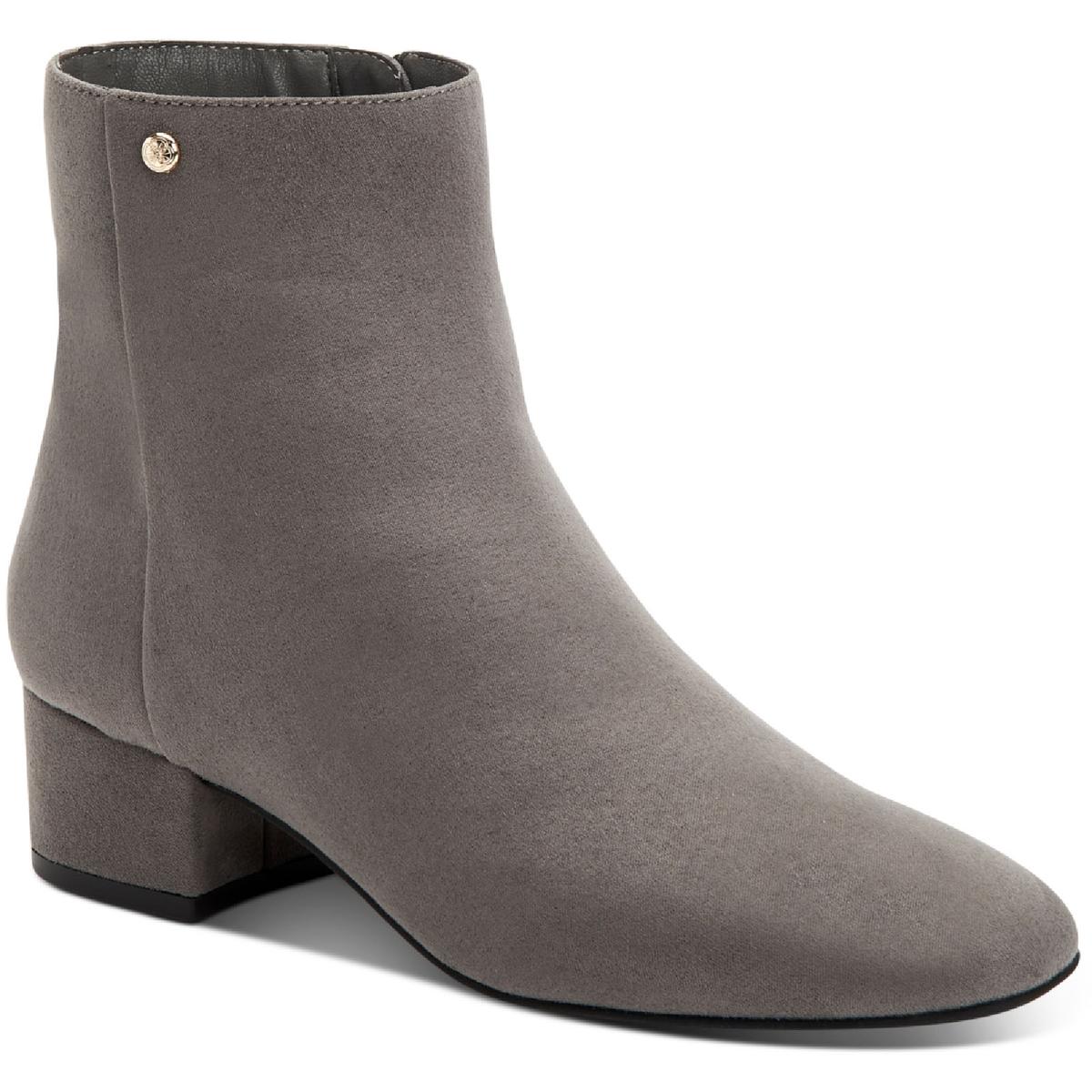 Heatherr bedeckte Ferse Reißverschluss Booties