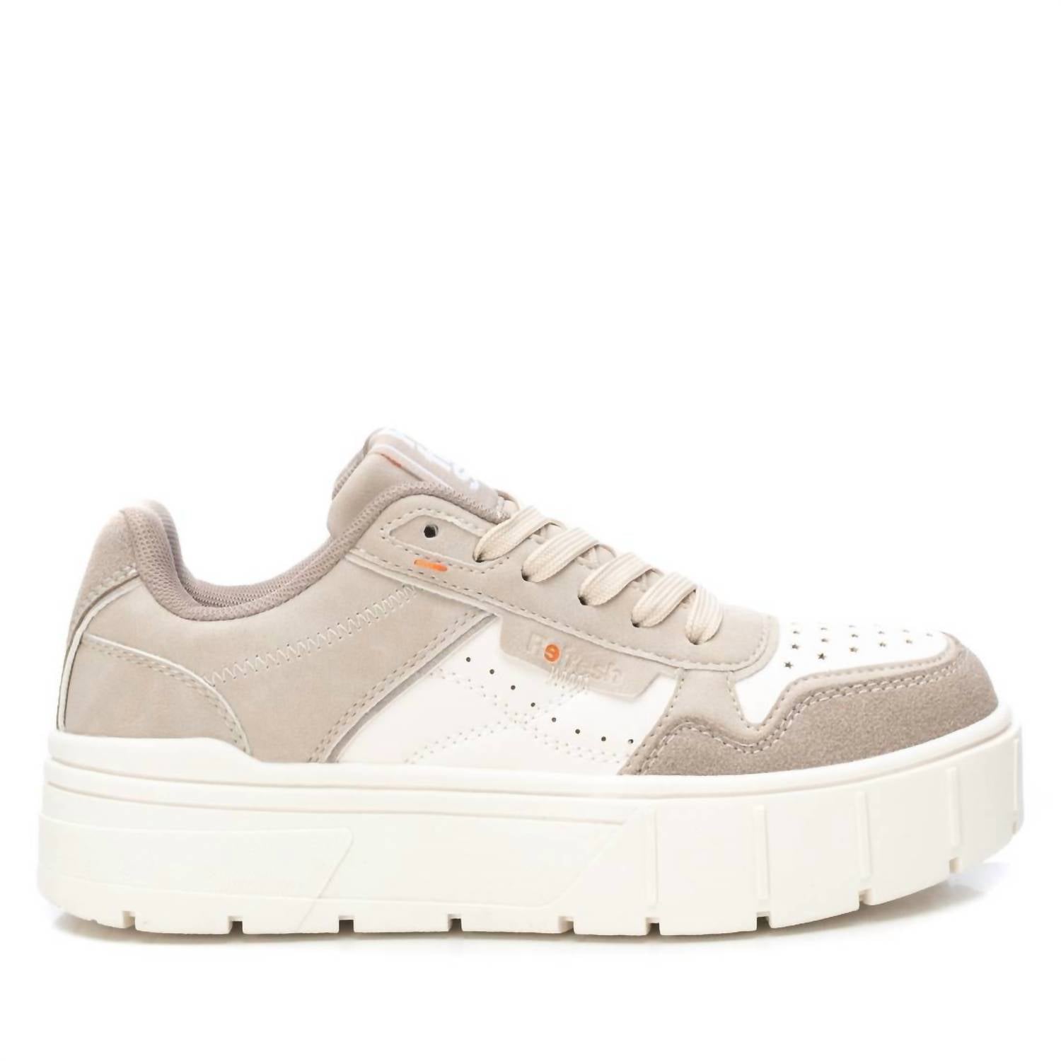Damen Sneaker aus Gummi in Beige