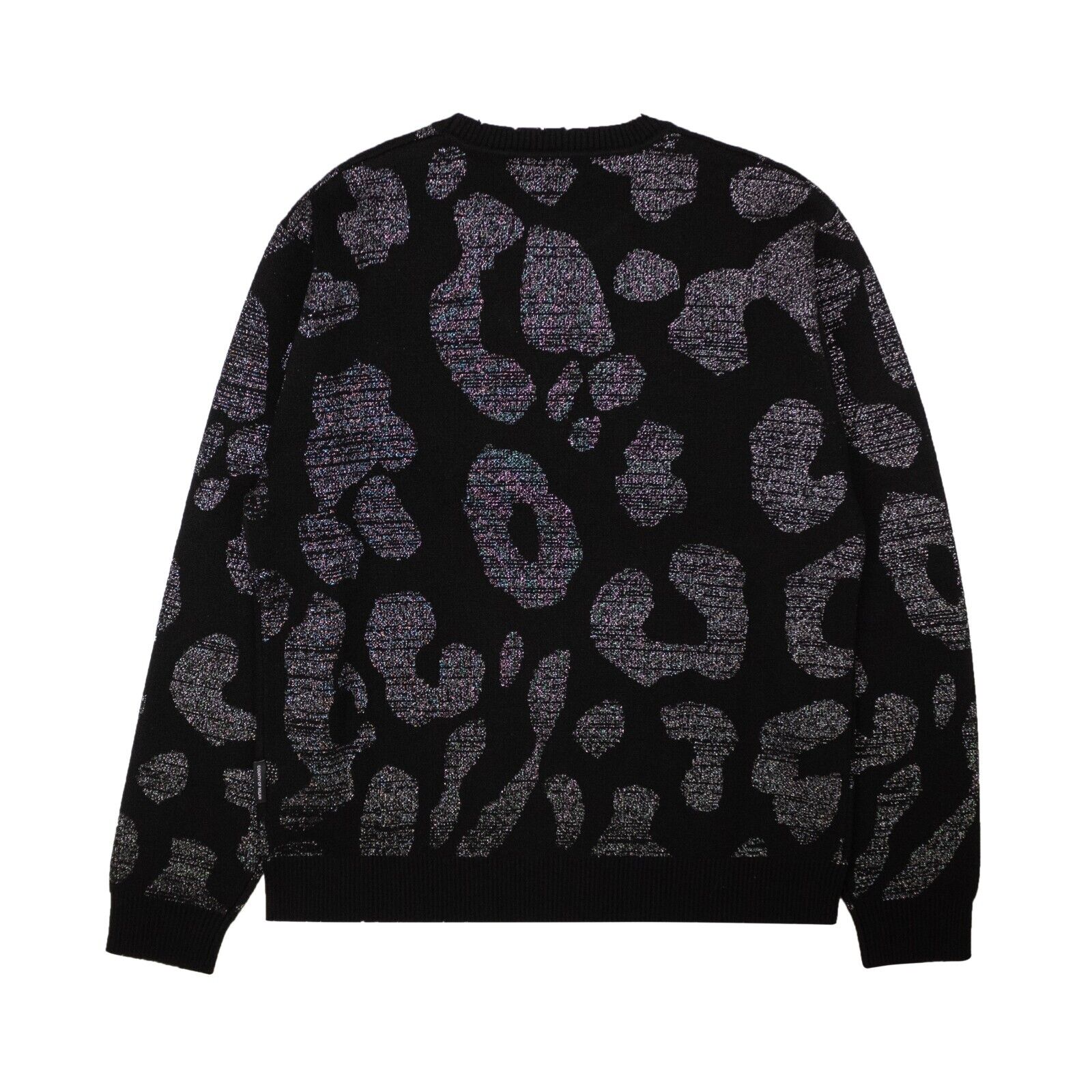 Marcelo Burlon Leopardenpullover – Dunkelgrau/Schwarz