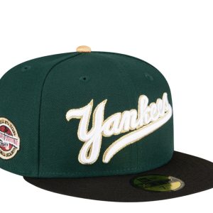 New York Yankees 2009 Inaugural Season 59FIFTY Fitted schwarz mit grün uv 7676474097724