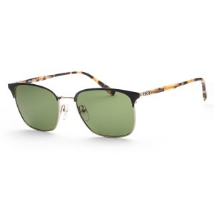 Ferragamo Herren-Sonnenbrille, 54 mm, Schwarz und glänzendes Gold