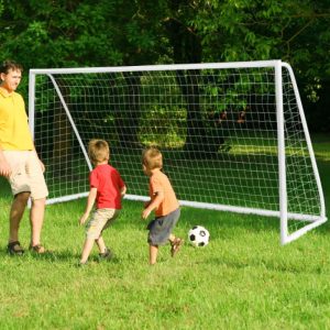 12 x 6 Fuß Fußball Ziel mit starken PVC-Rahmen und High-Strength Netting