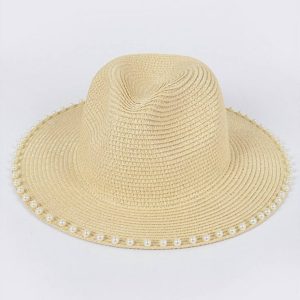 Pearl Straw Hut in beige 7765003305020