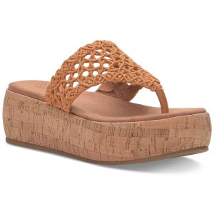 Jaslene Damen Macrame String Slide Sandalen